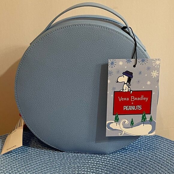 Vera Bradley Peanuts Collection Ski Slope Snoopy Whimsy Cosmetics Bag NWT - Picture 5 of 6